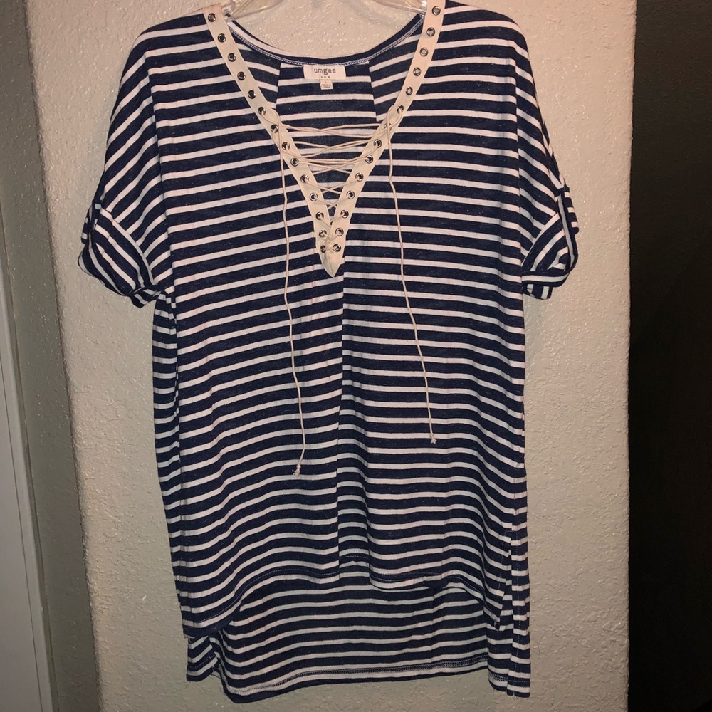 Umgee Women’s Stripped Top